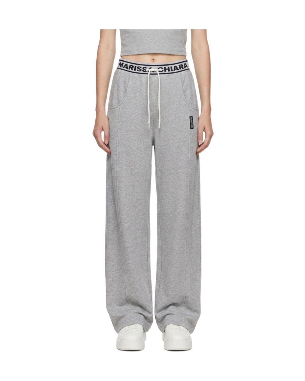 Marissa Chiara Gray Drawstring Sweatpants