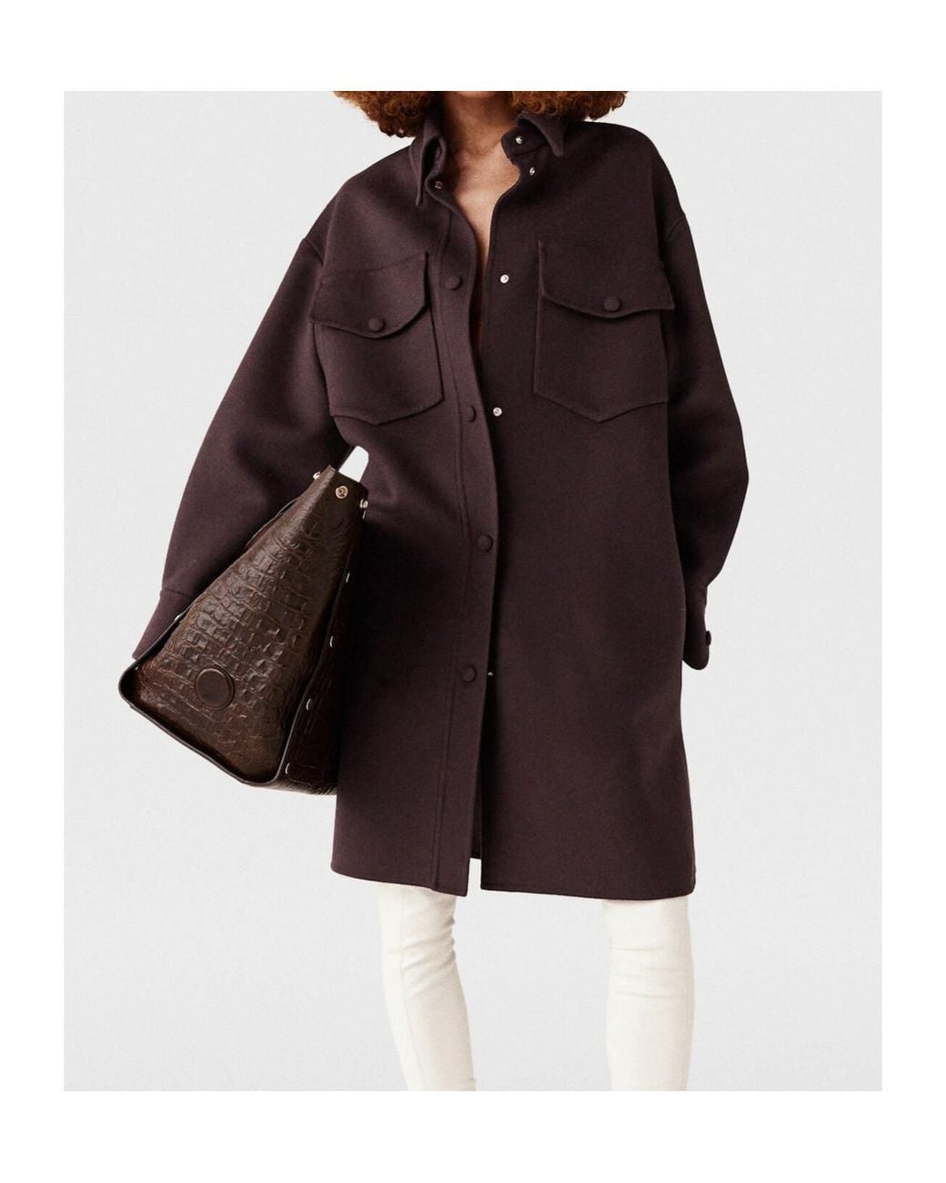 Stella McCartney Blue Press-Stud Fastening Overshirt