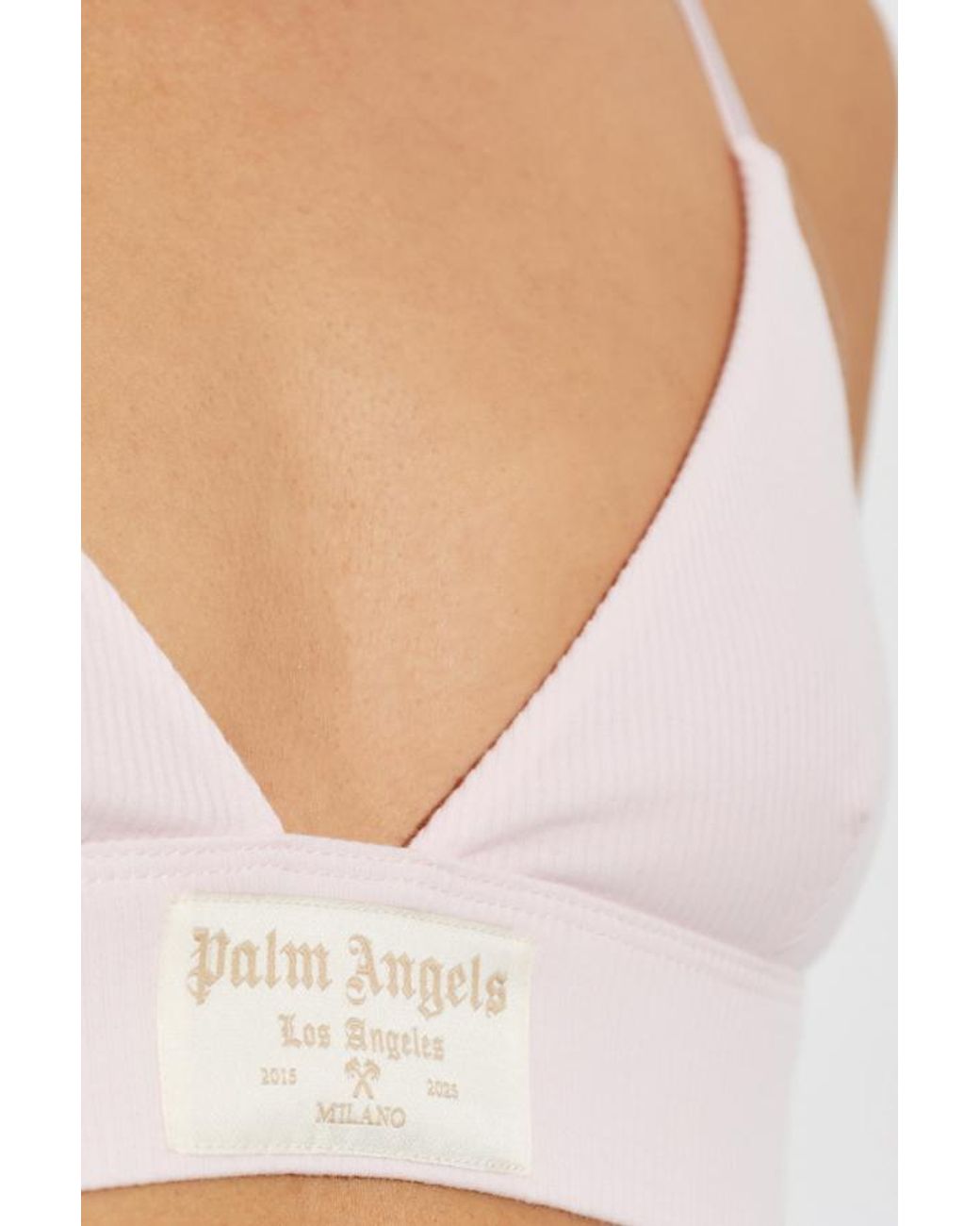 Palm Angels Natural Cotton Bra