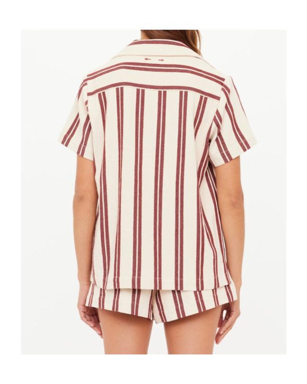 The Upside Pink Baja Katia Striped Shirt