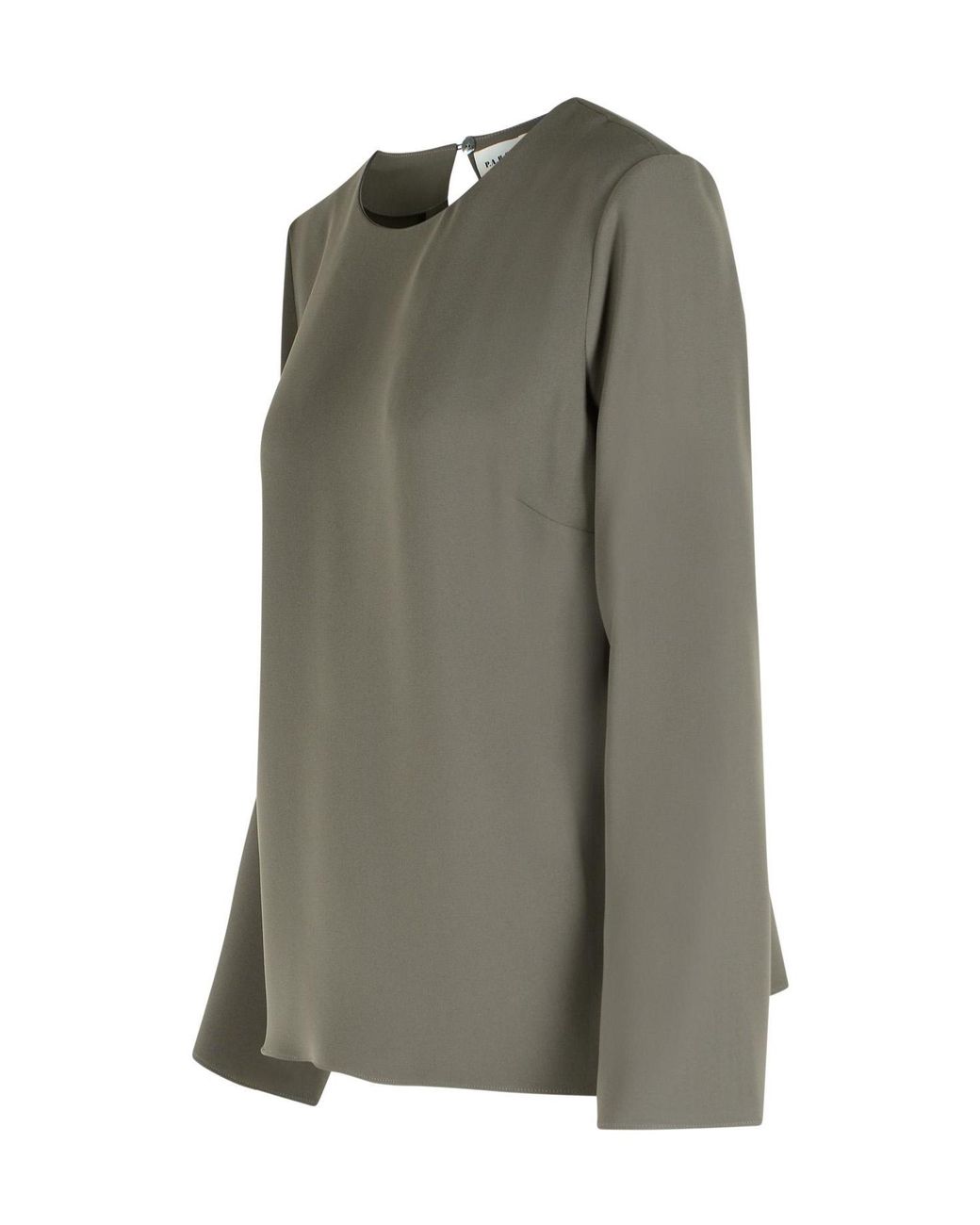 P.A.R.O.S.H. Green P.A.R.O..H. Crewneck Blouse