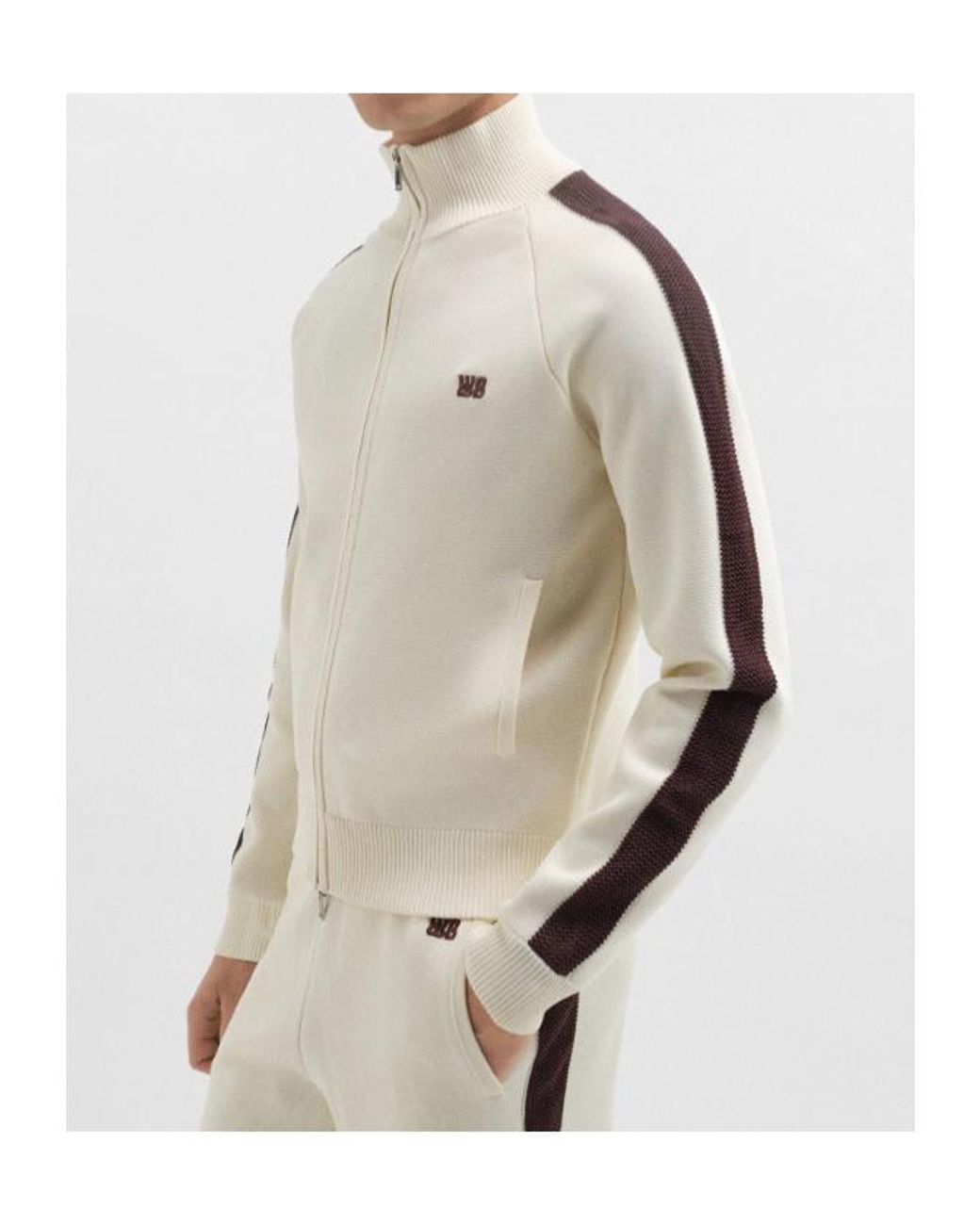 Wales Bonner Natural Tide Logo-Patch Sweatshirt for men