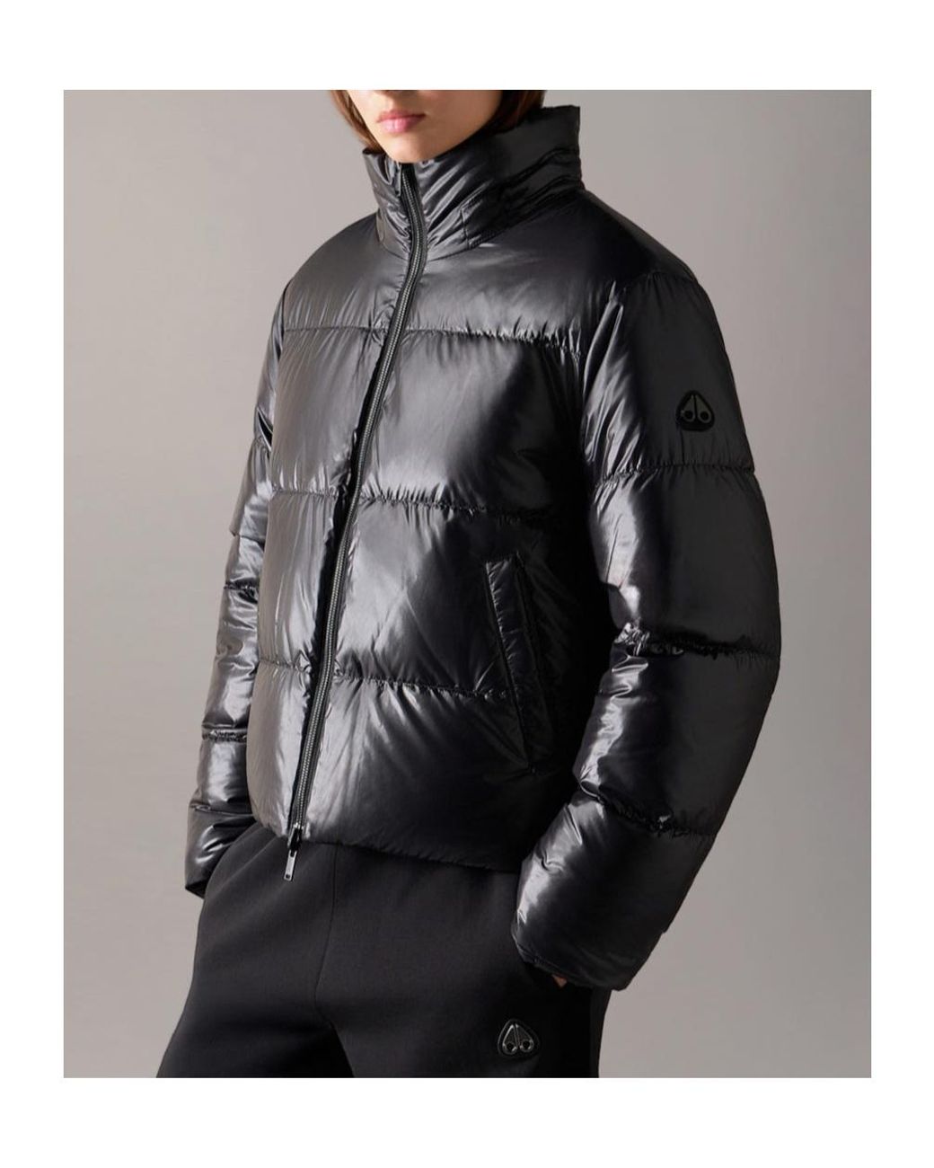 Moose Knuckles Black Queens Reversible Down Puffer