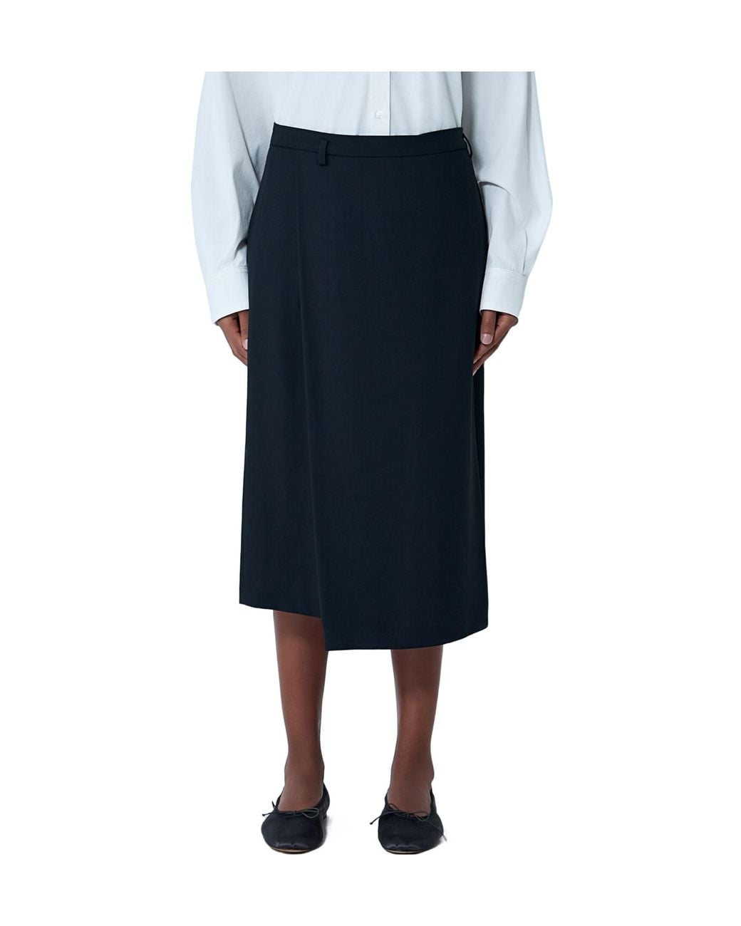 The Row Blue Azarion Skirt