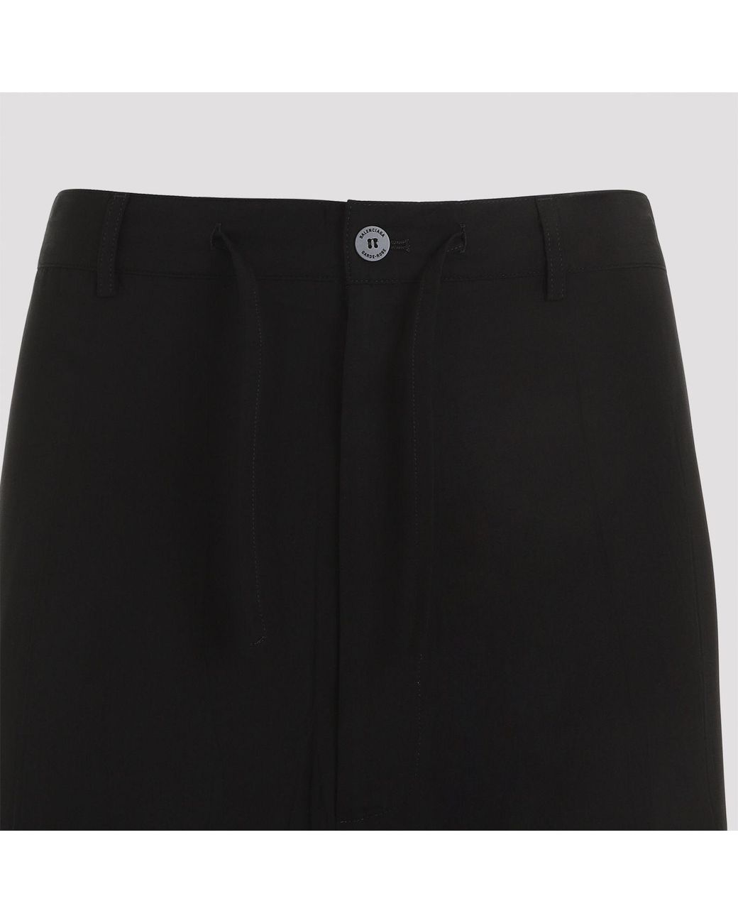 Balenciaga Black Fluid Tailored Trousers
