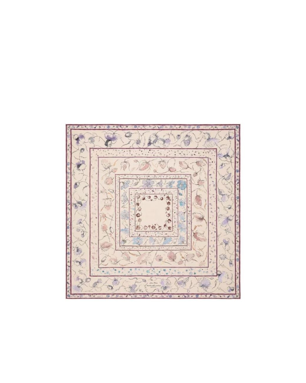 Loro Piana Pink Printed Scarf