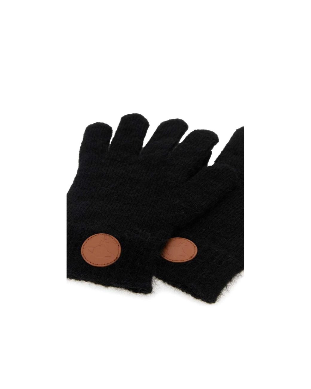 Vivienne Westwood Black Fluffy Gloves