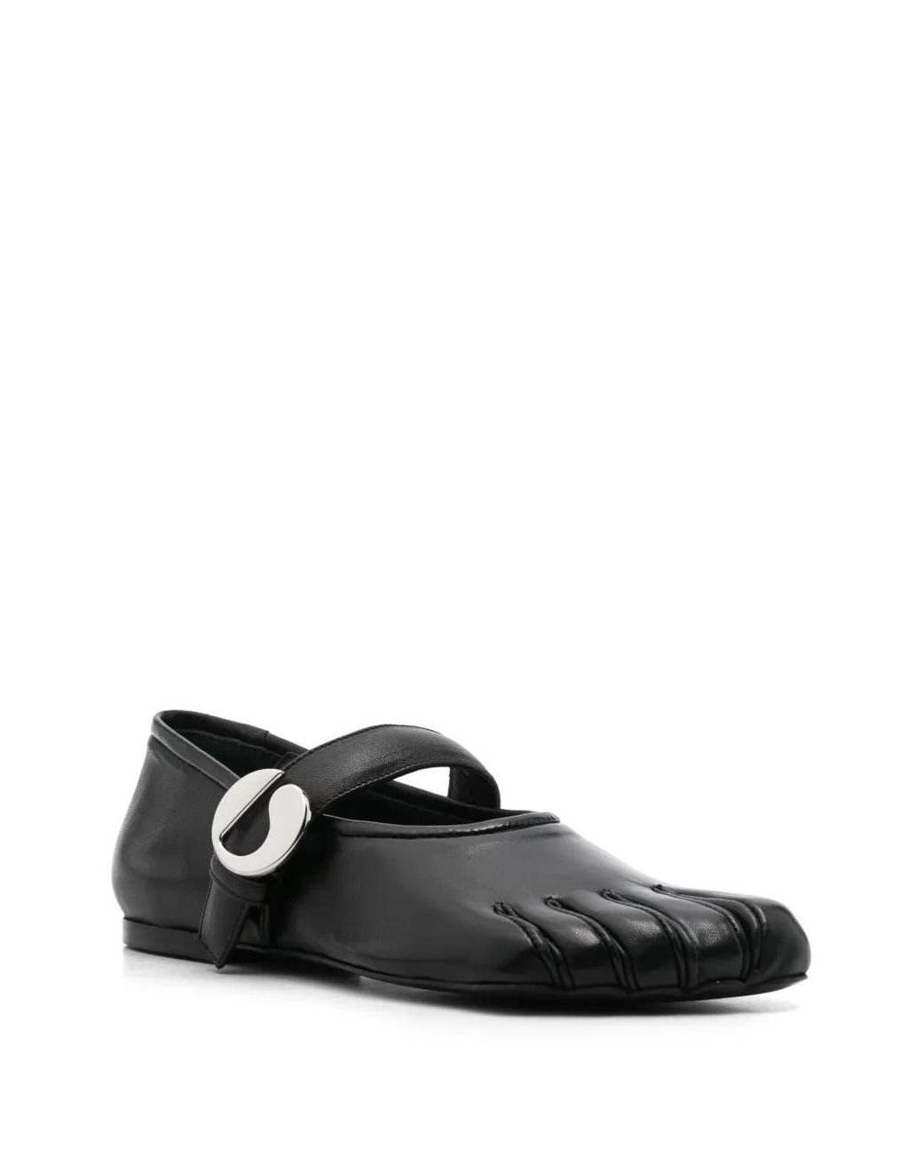 Coperni Black Five-Toe Ballet Flat