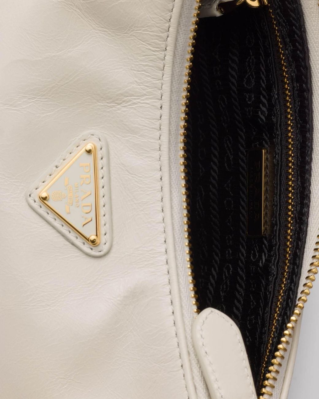Prada White Leather Mini-Bag