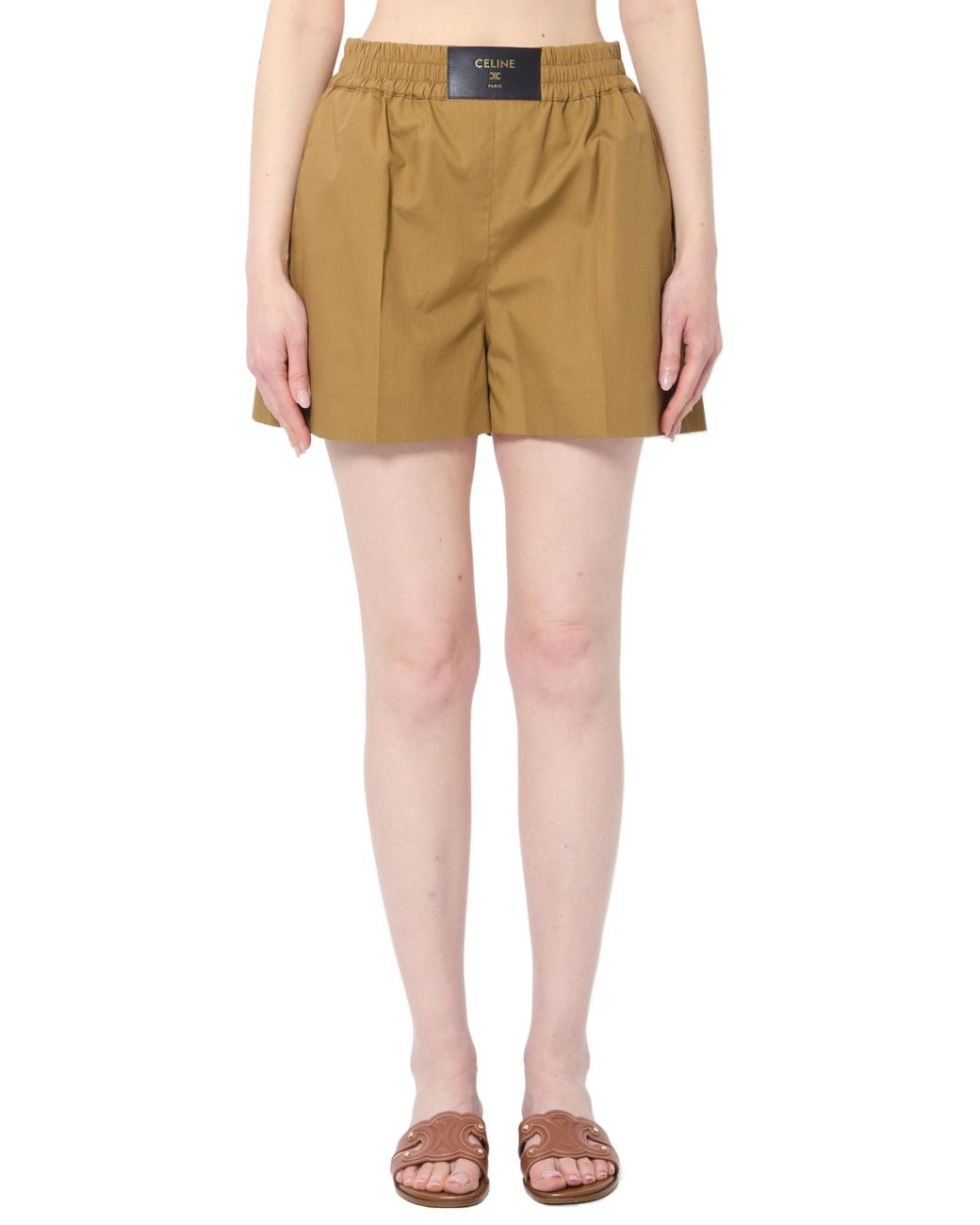 Céline Brown Shorts
