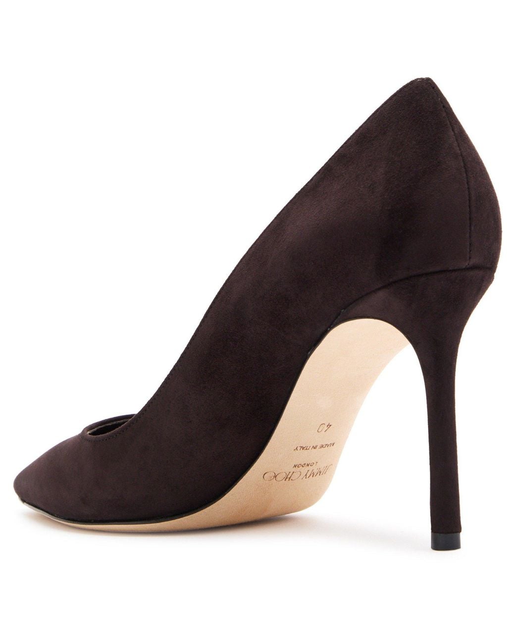 Jimmy Choo Brown Suede Court Shoes