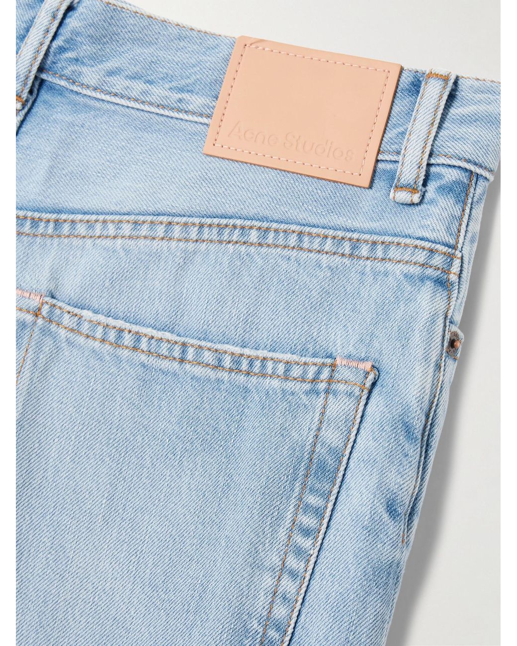 Acne Blue Relaxed Fit Jeans