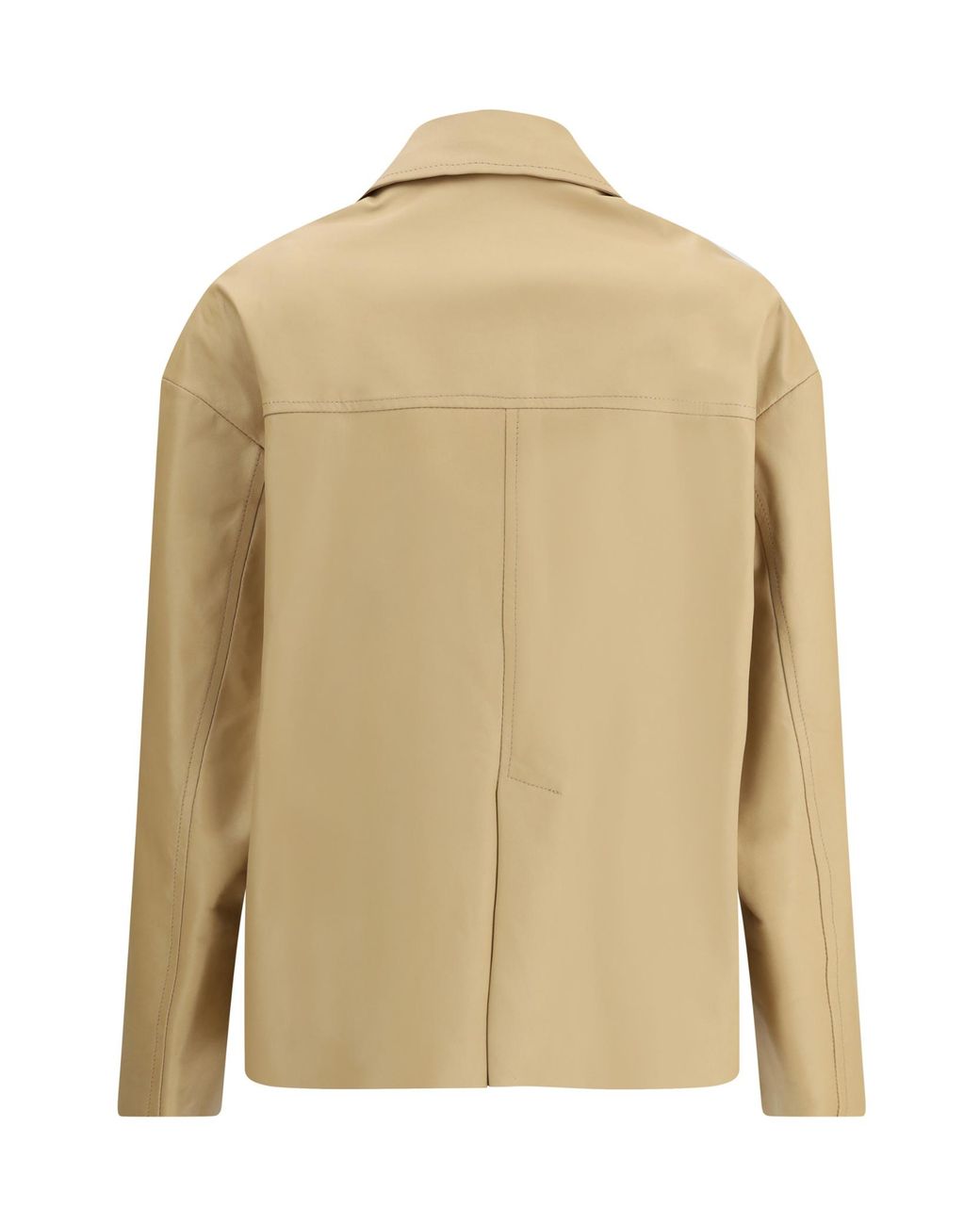 Salvatore Santoro Natural Buttoned Leather Jacket