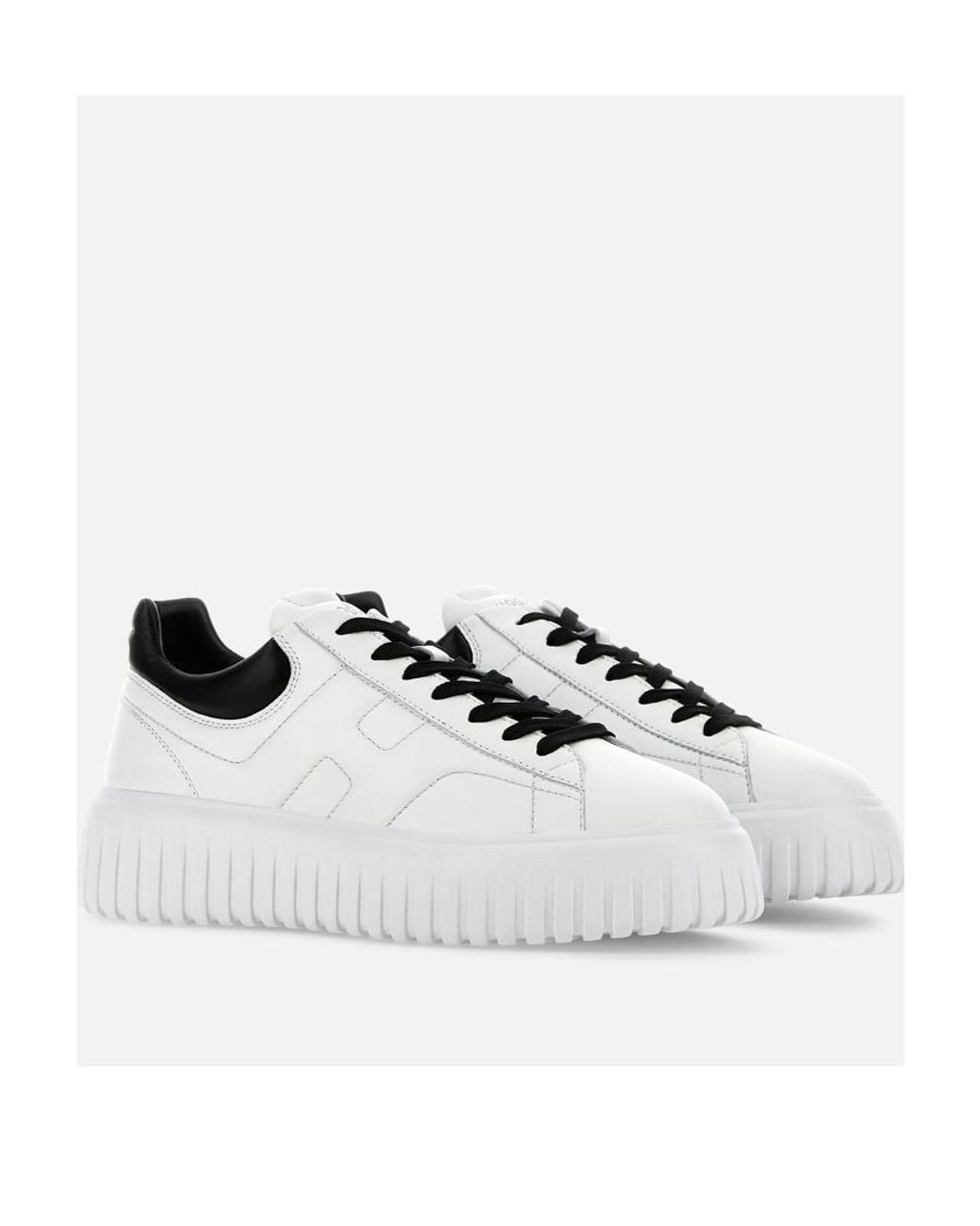 Hogan White H-Stripes/ Sneakers for men