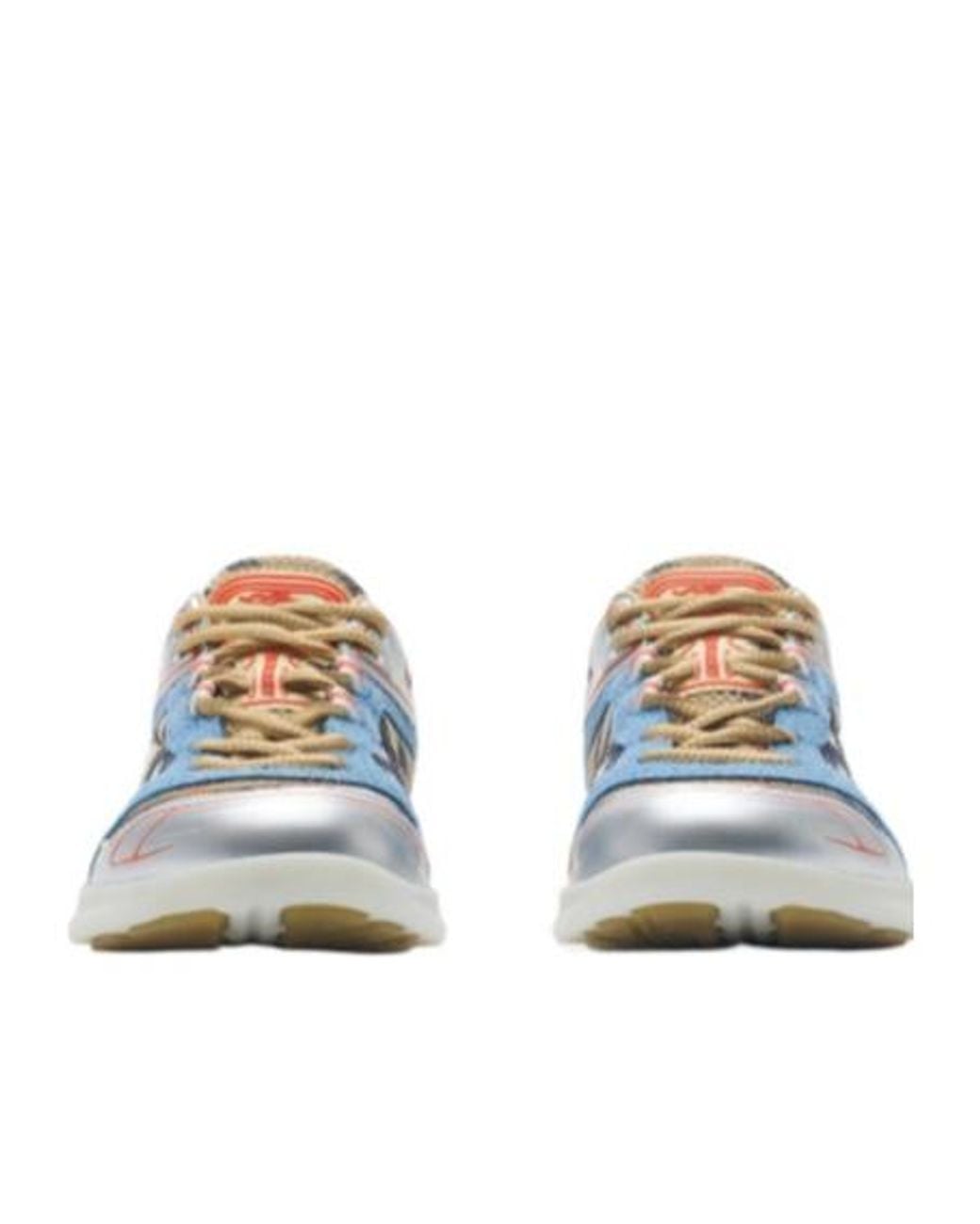 Burberry Blue Check Matrix Sport Sneakers