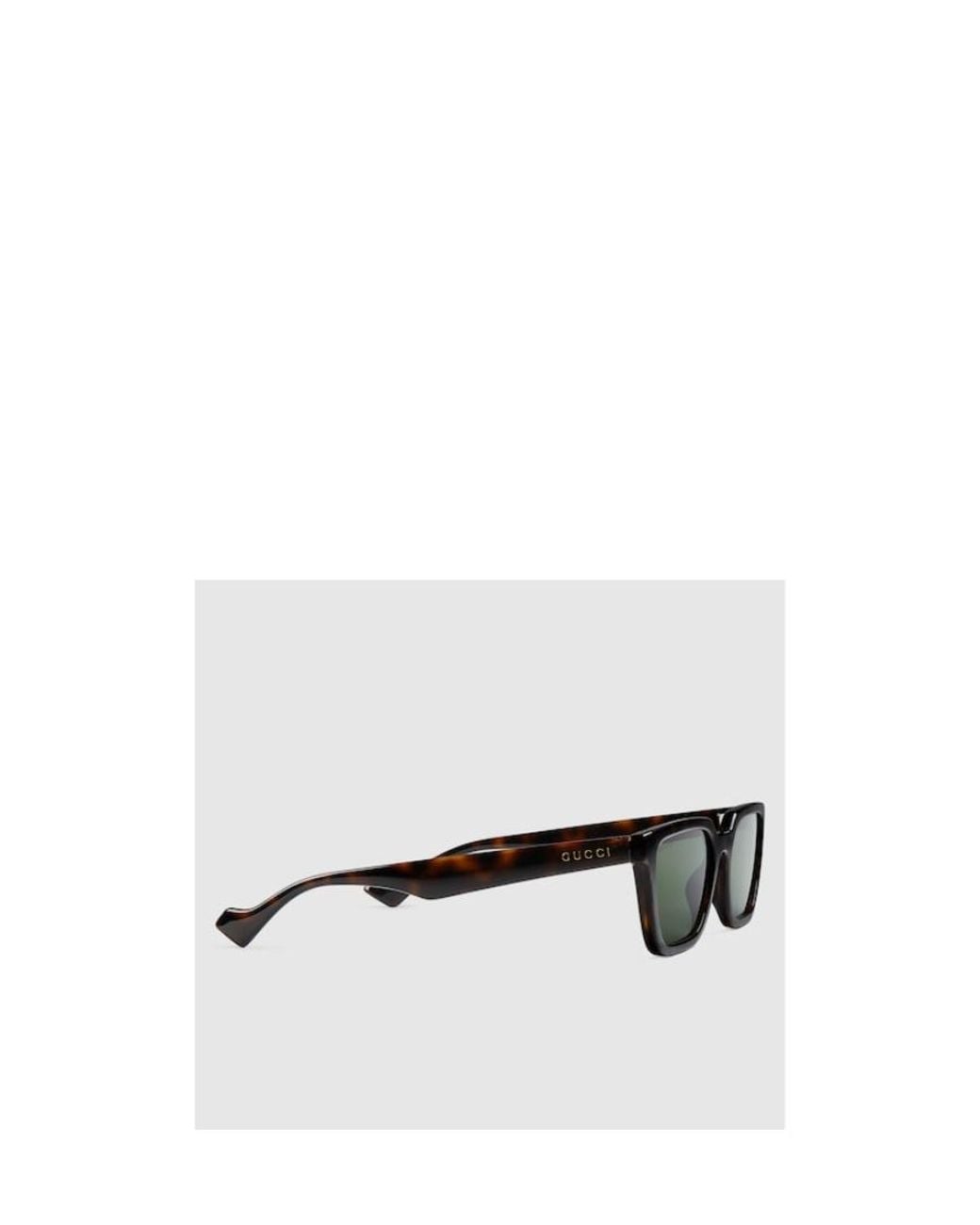 Gucci Green Eyewear Cateye Frame Sunglasses for men