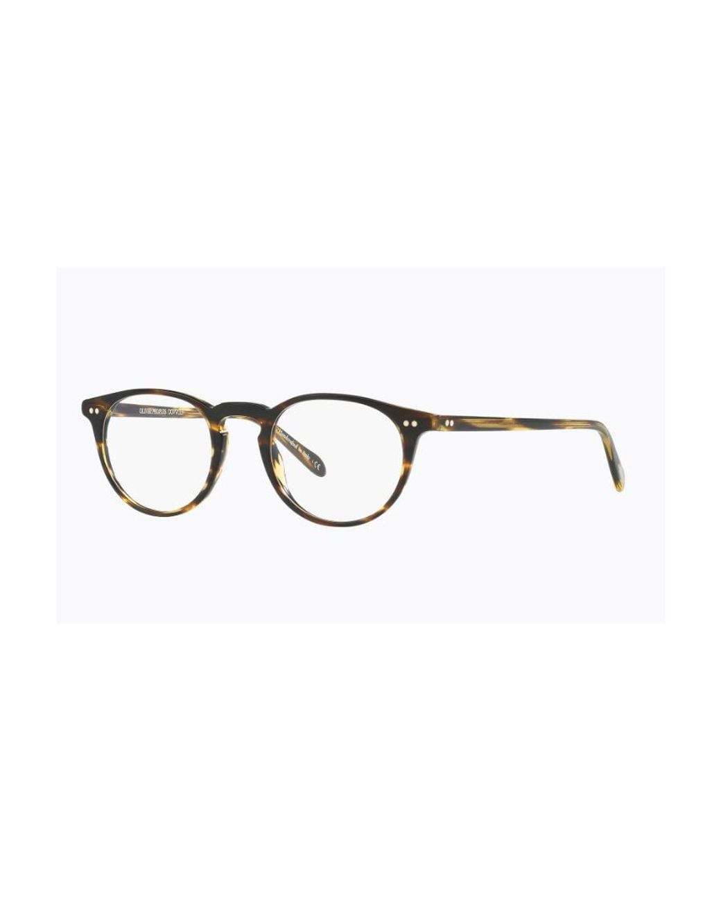 Oliver Peoples Metallic Round Glasses for men