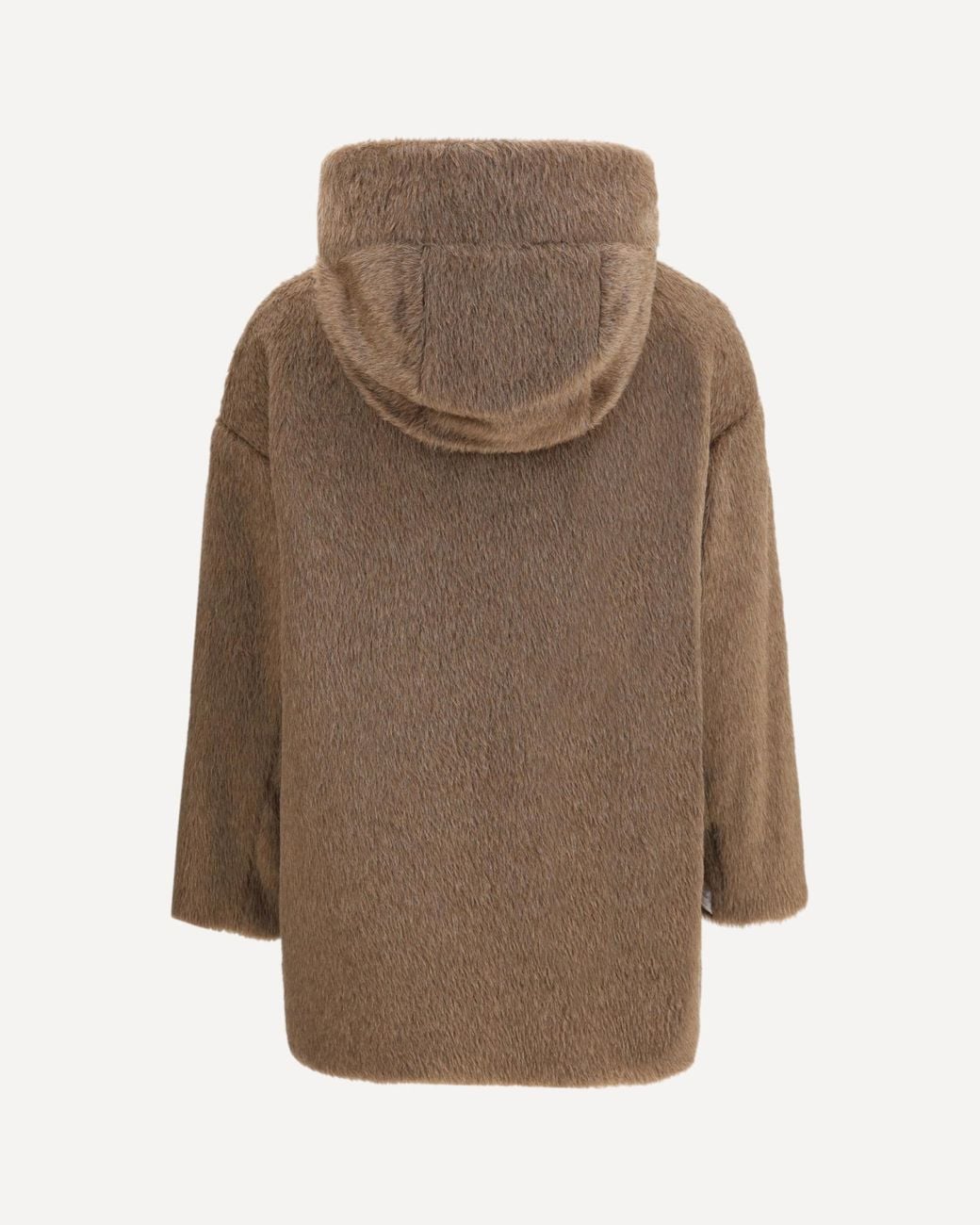 Max Mara Brown The Cube Spacefe Quilted Hooded Jacket