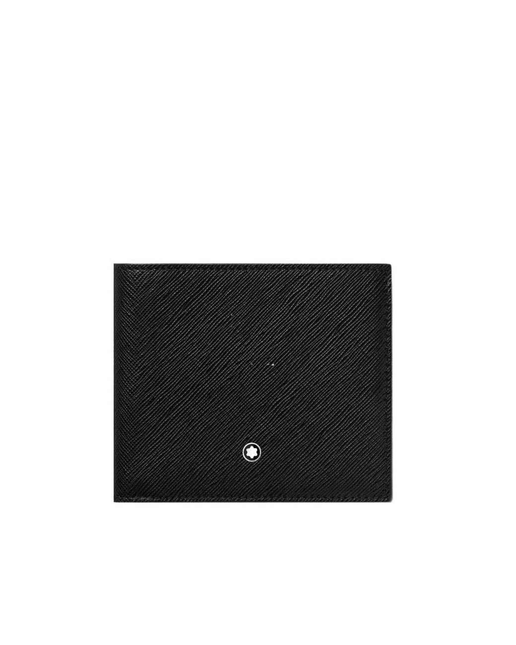 Montblanc Black Logo Patch Bi-Fold Wallet for men