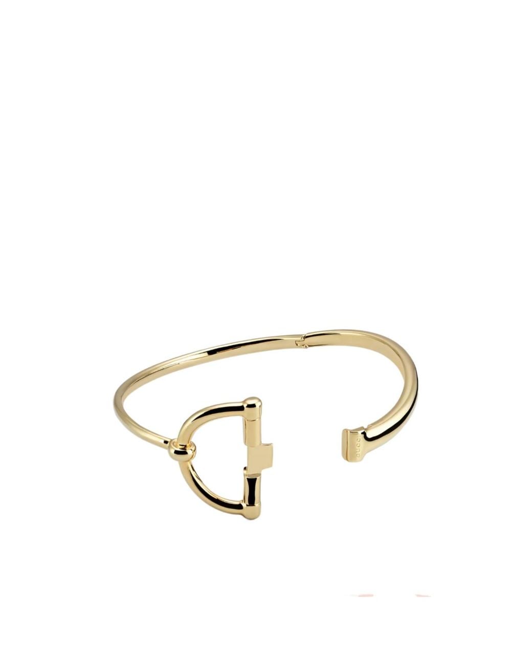 Gucci Metallic Half Horsebit Necklace