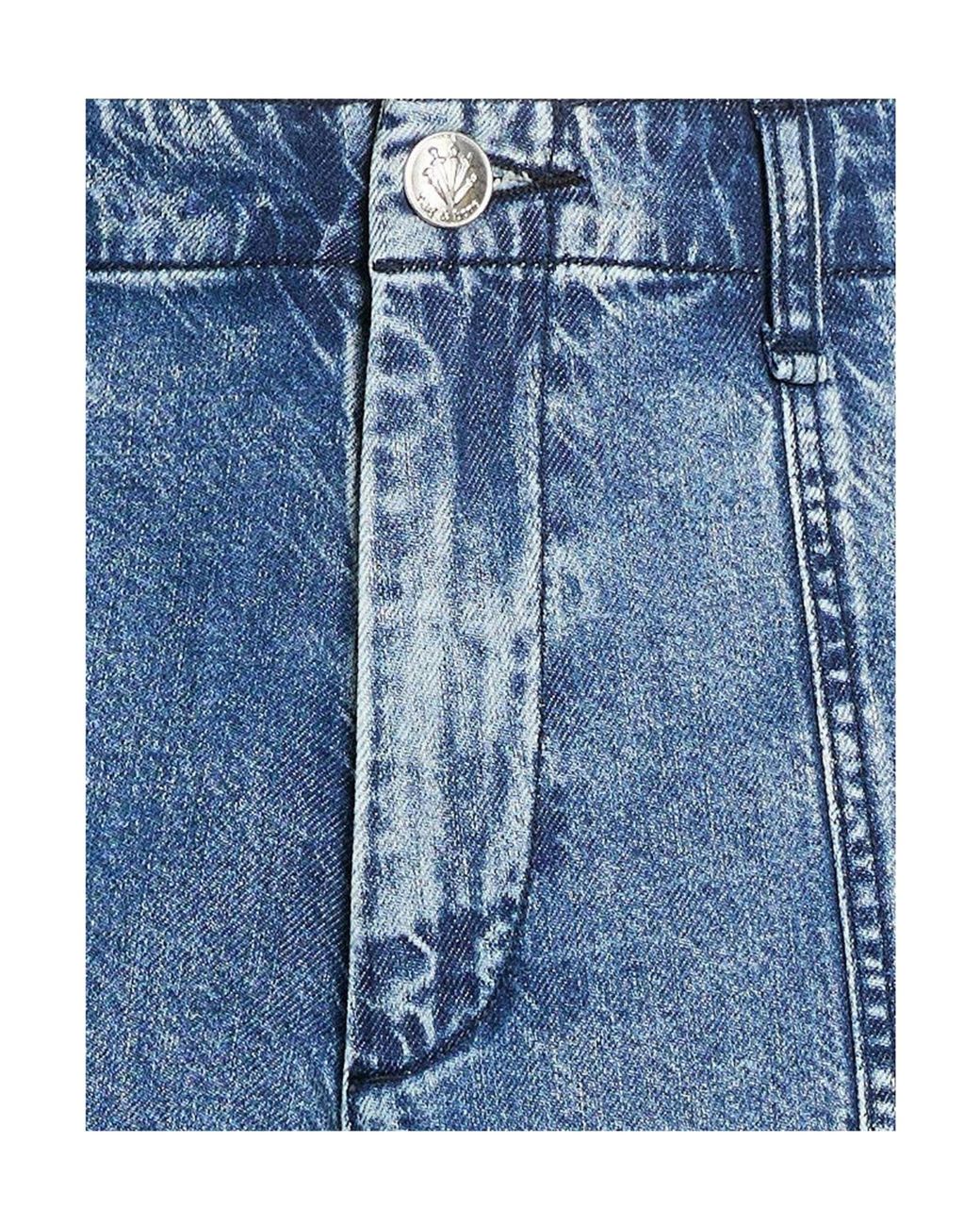 Rag & Bone Blue Denim Trousers