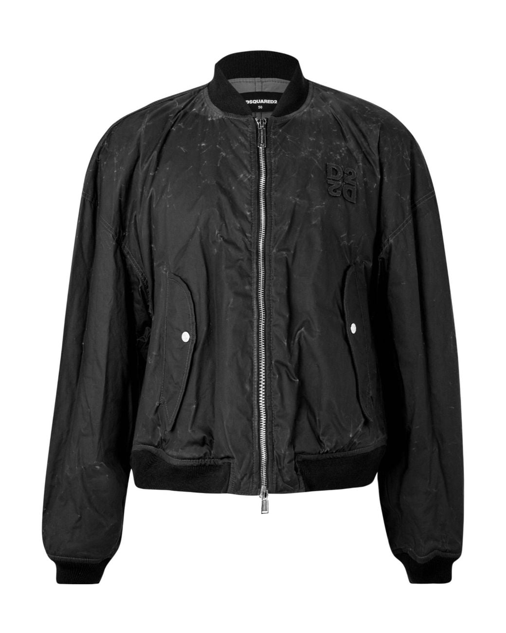 DSquared² Black Simple Coat for men