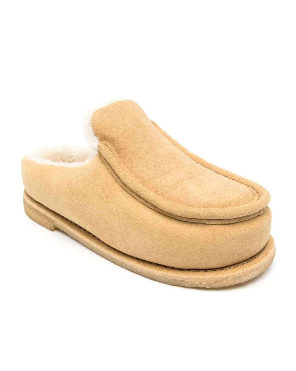 J.W. Anderson Natural Suede Mules