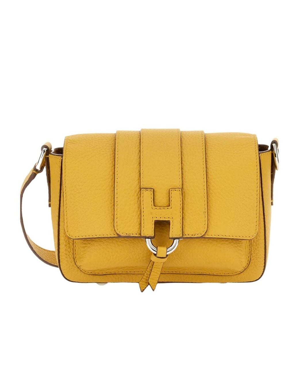 Hogan Yellow Trend Flap Bag