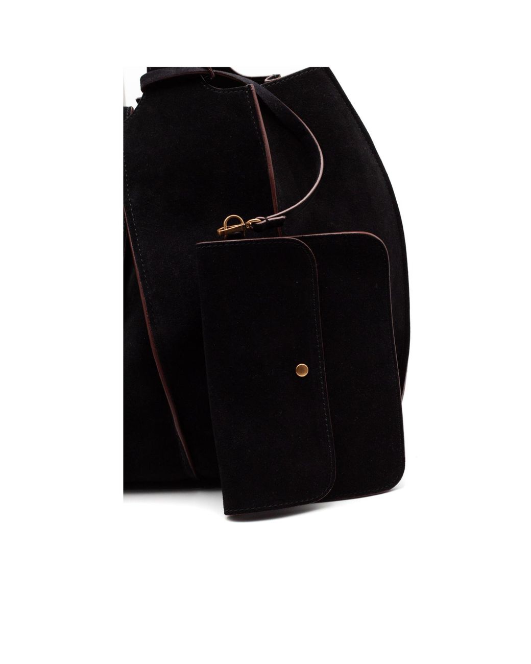 Roberto Festa Black Eloise Softy Tote Bag
