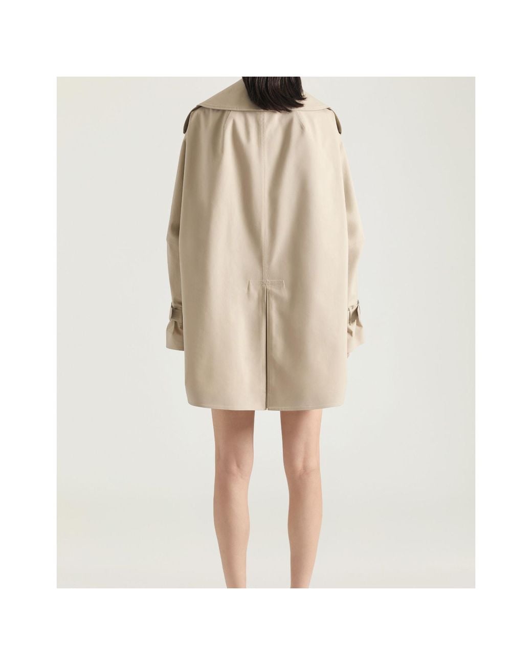 Givenchy Natural Long Wool Coat