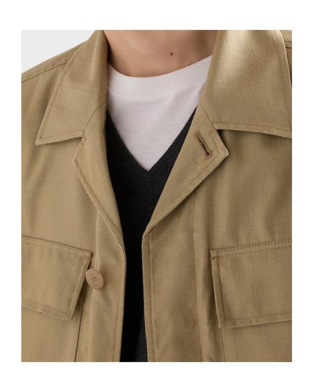 Prada Natural Silk Safari Jacket for men