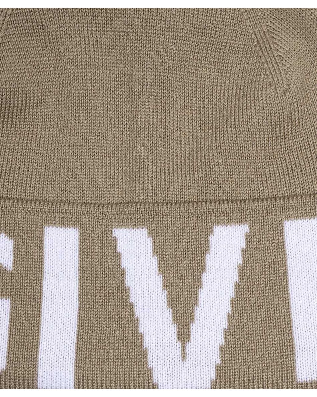 Givenchy Natural Logo Knit Beanie for men