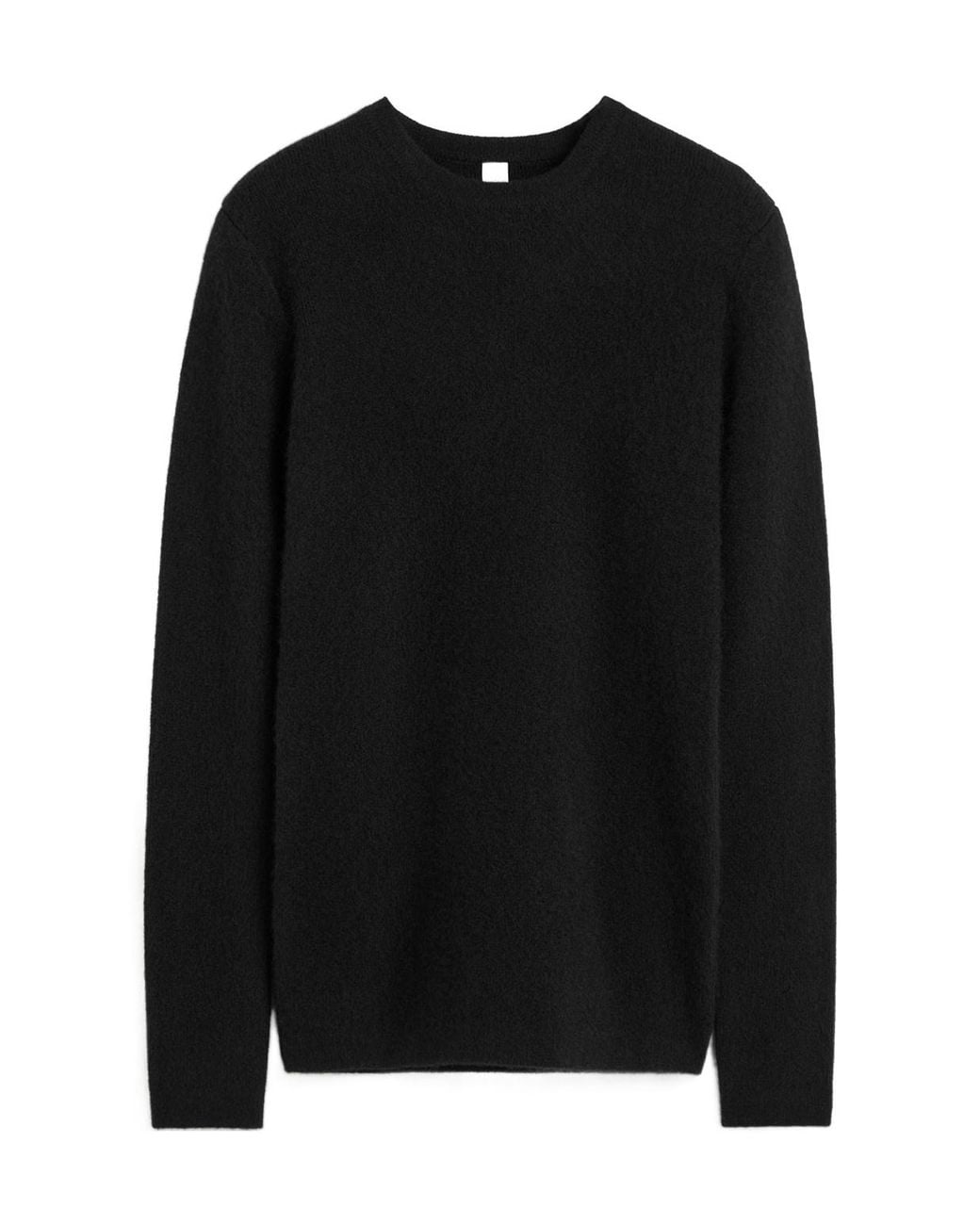 Totême Black Totême Structured Crew Knit Jumper