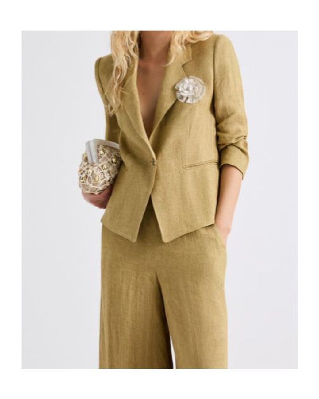 Marella Green Mllcardato Blazer