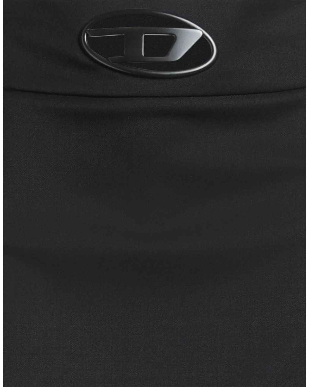 DIESEL Black A-Line Midi Skirt