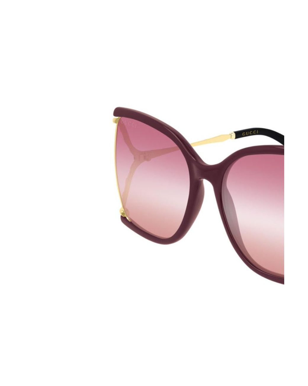 Gucci Pink Logo Details Sunglasses