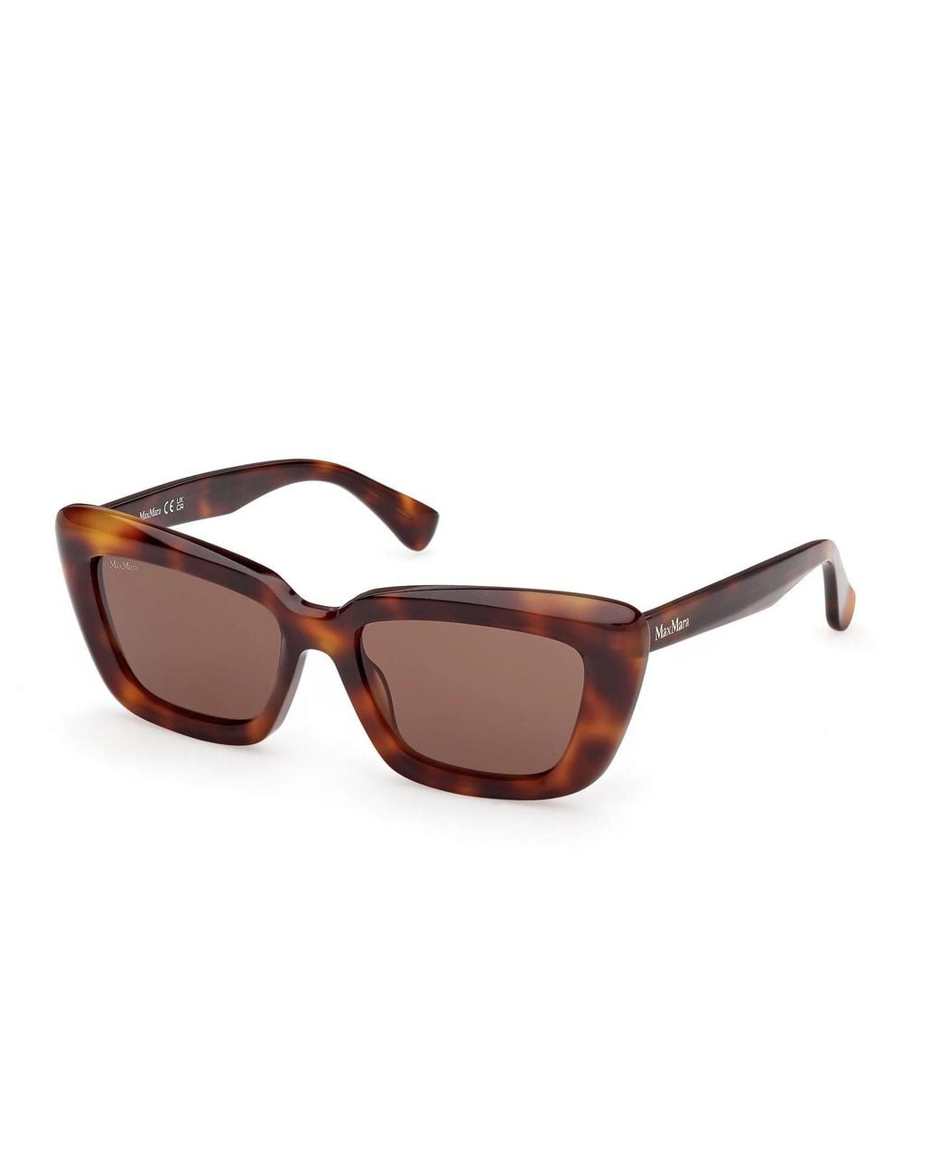 Max Mara Pink Elizabeth Square Frame Sunglasses