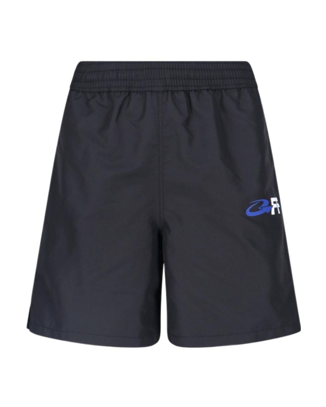 Off-White c/o Virgil Abloh Blue Exact Opp Swim Shorts for men
