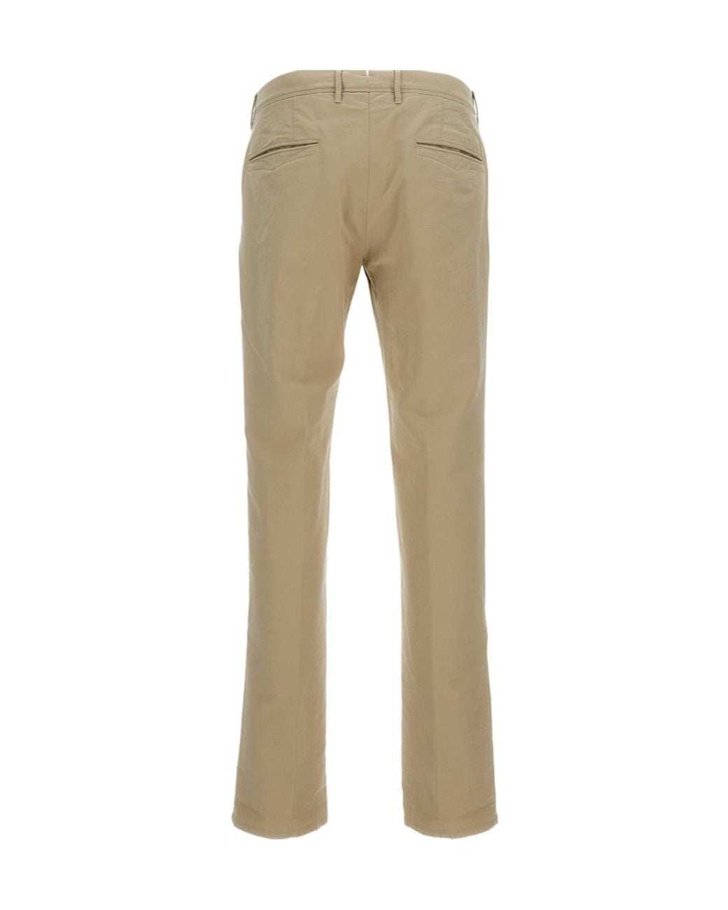 Incotex Natural Straight-Leg Cotton Trousers for men