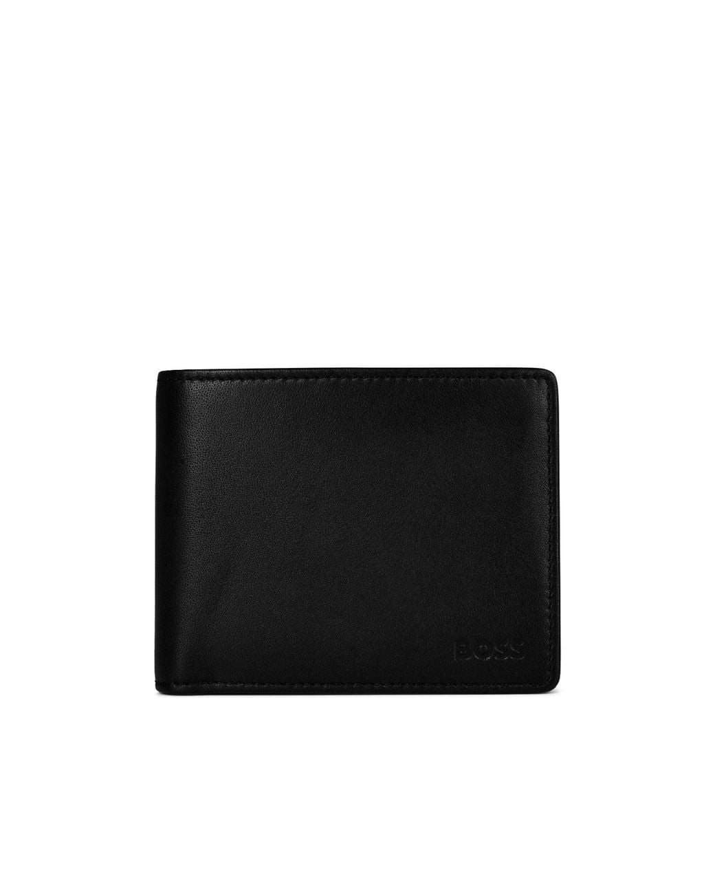 Boss Black Leather Wallet for men