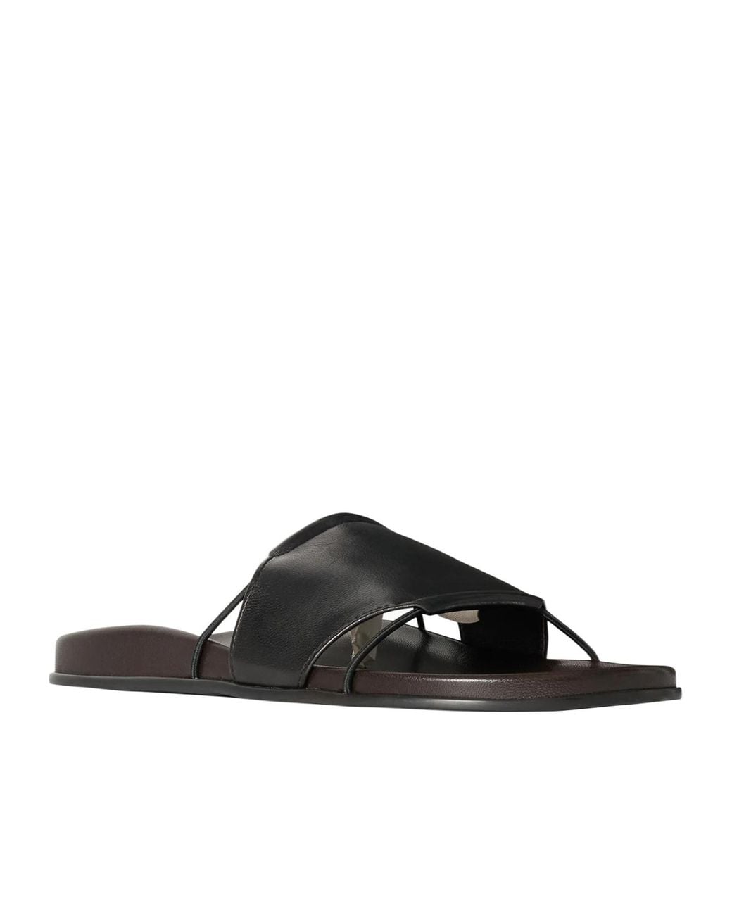 The Row White Vivienne Slide Sandals