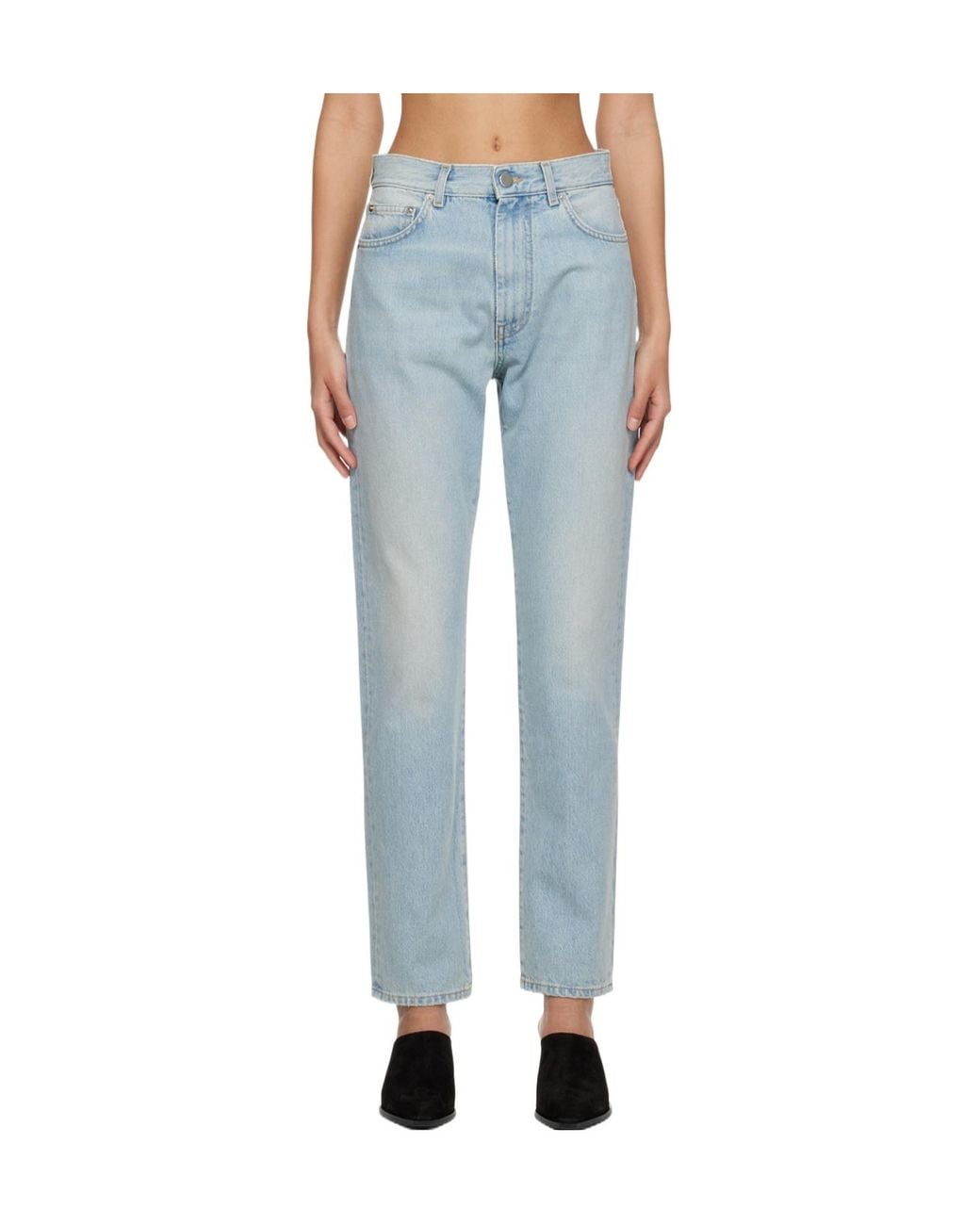 Loulou de Saison Black Classic Wular Denim Jeans