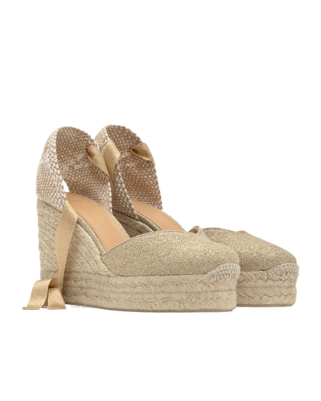 Castaner Chiara Metallic Espadrilles