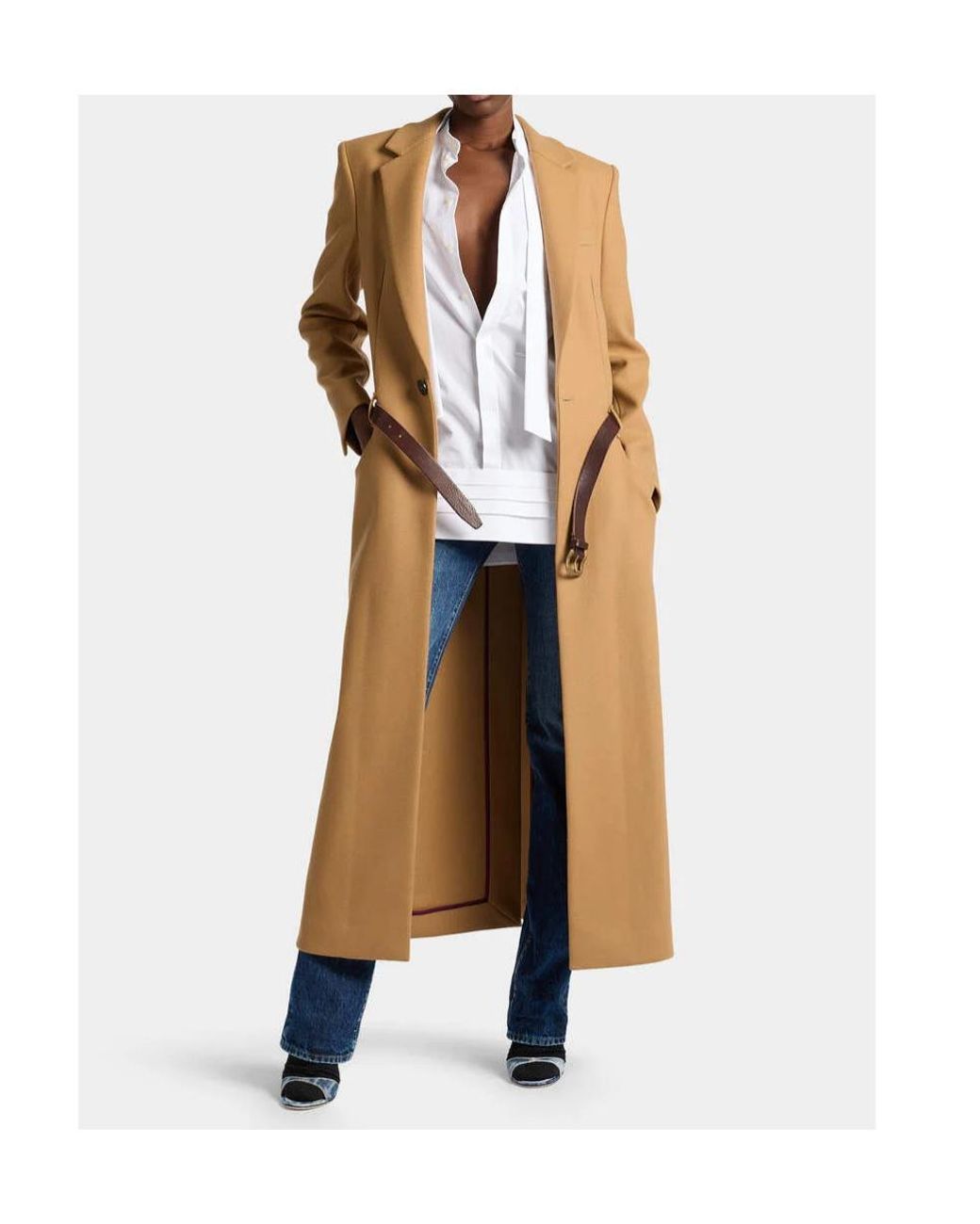 DSquared² Natural Low-Belt Coat