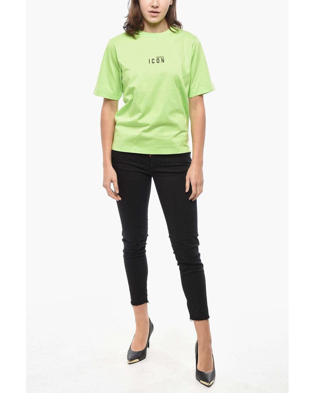 DSquared² Green Icon Crewneck T-Shirt
