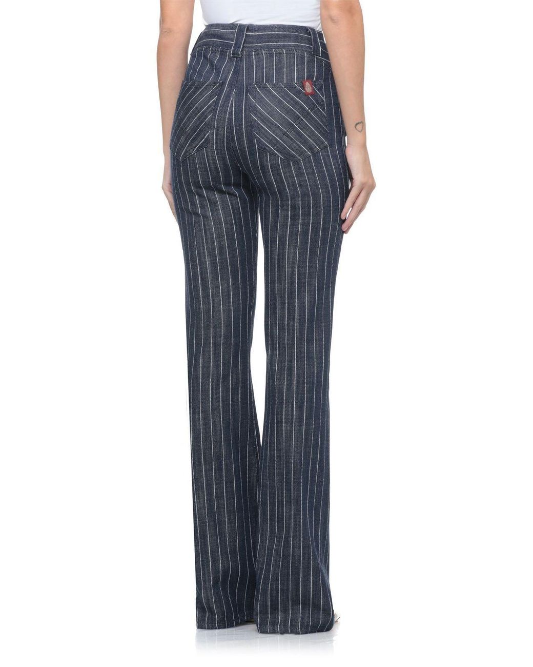 Dondup Blue Esibizionista Pinstripe Pants