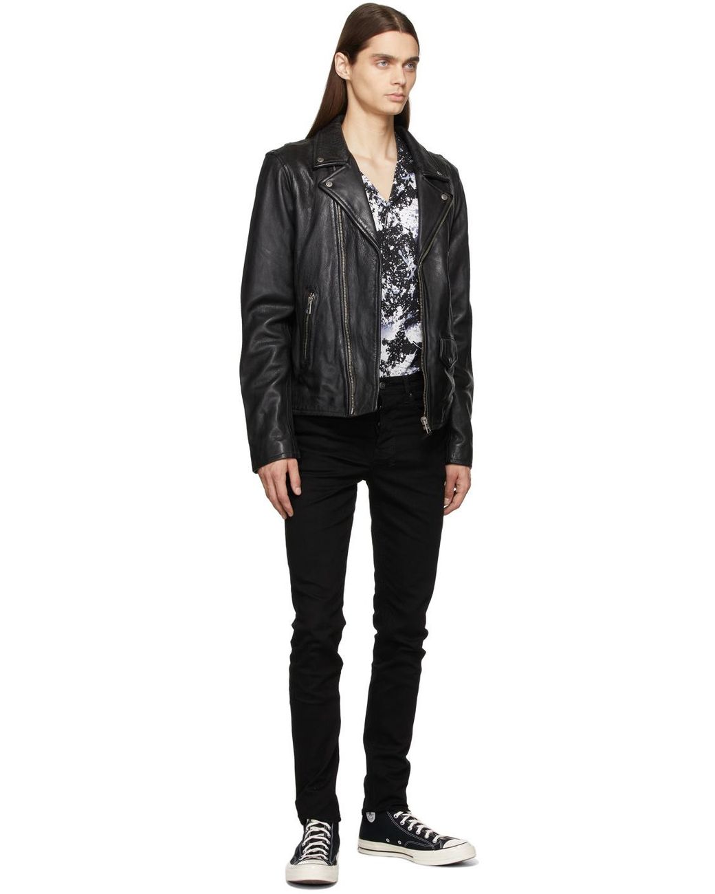 Ksubi Black Zipper Casual Jacket for men