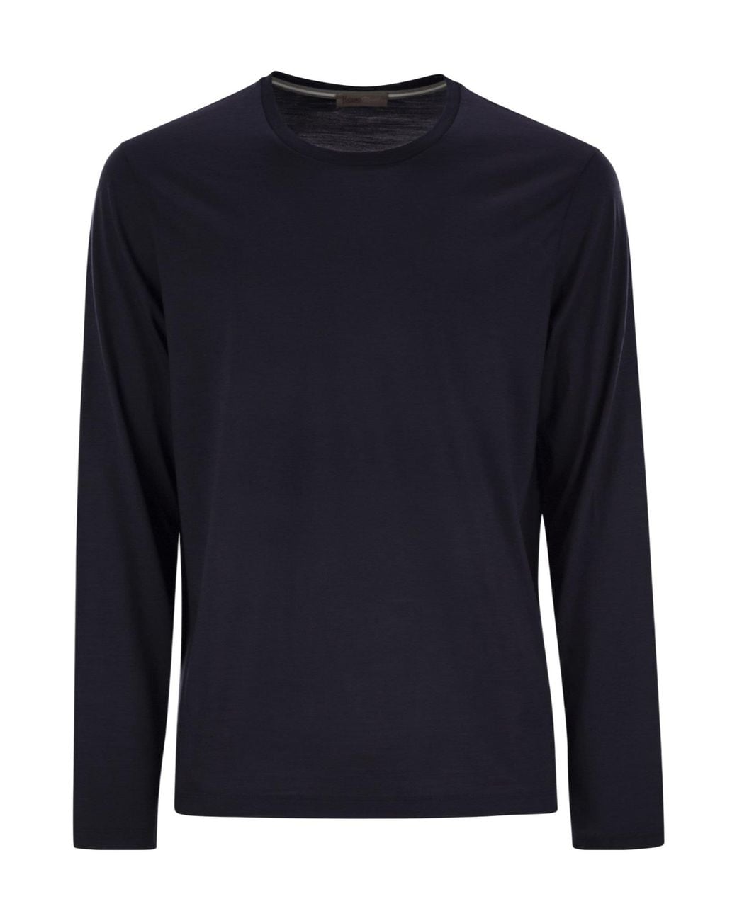 Herno Blue Logo Knitwear for men