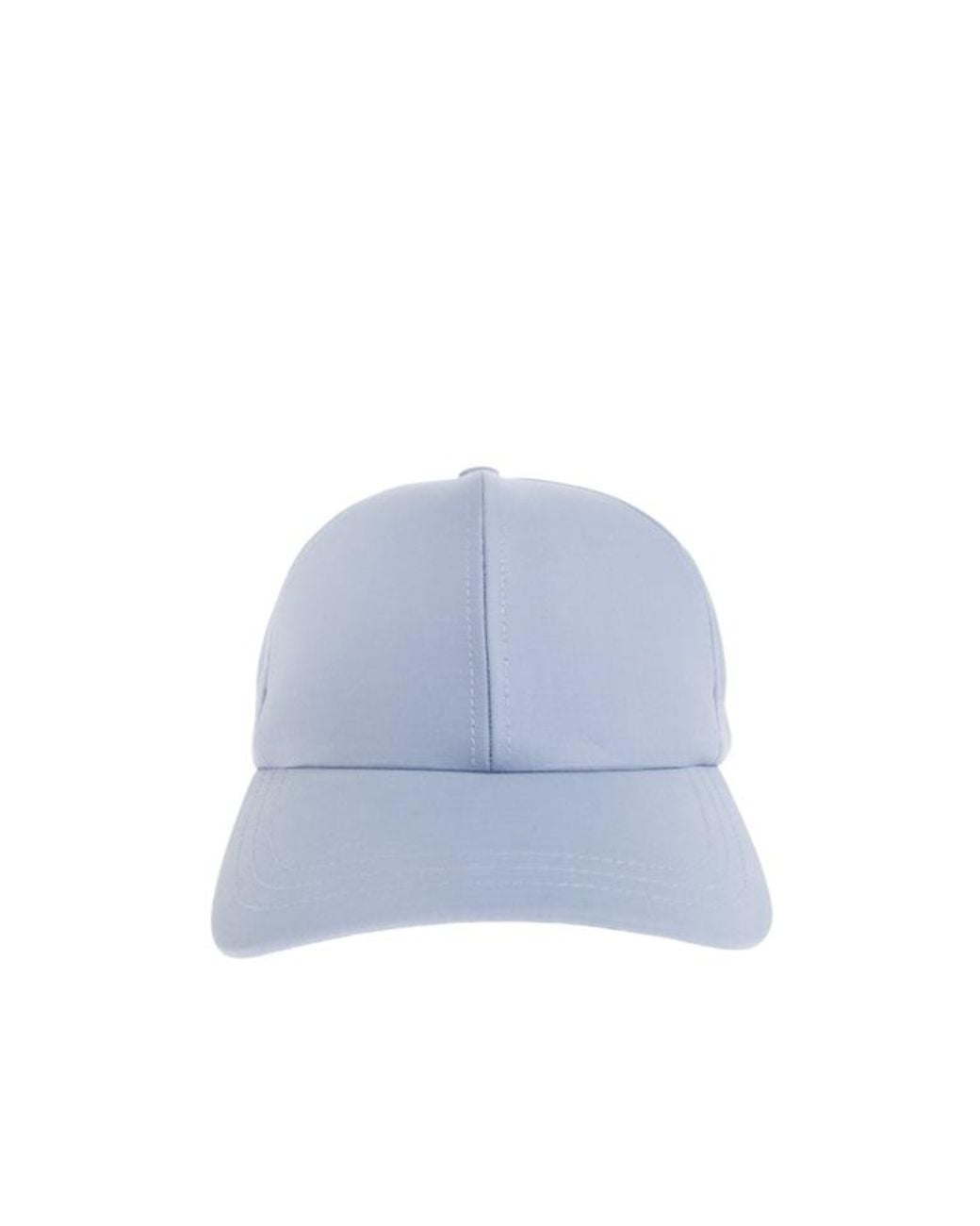 Balmain Blue Curved Peak Baseball Cap for men