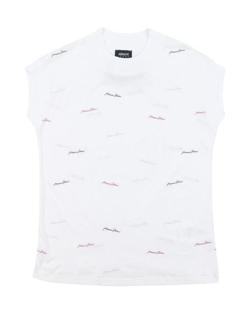 Armani Jeans White Logo T-Shirt